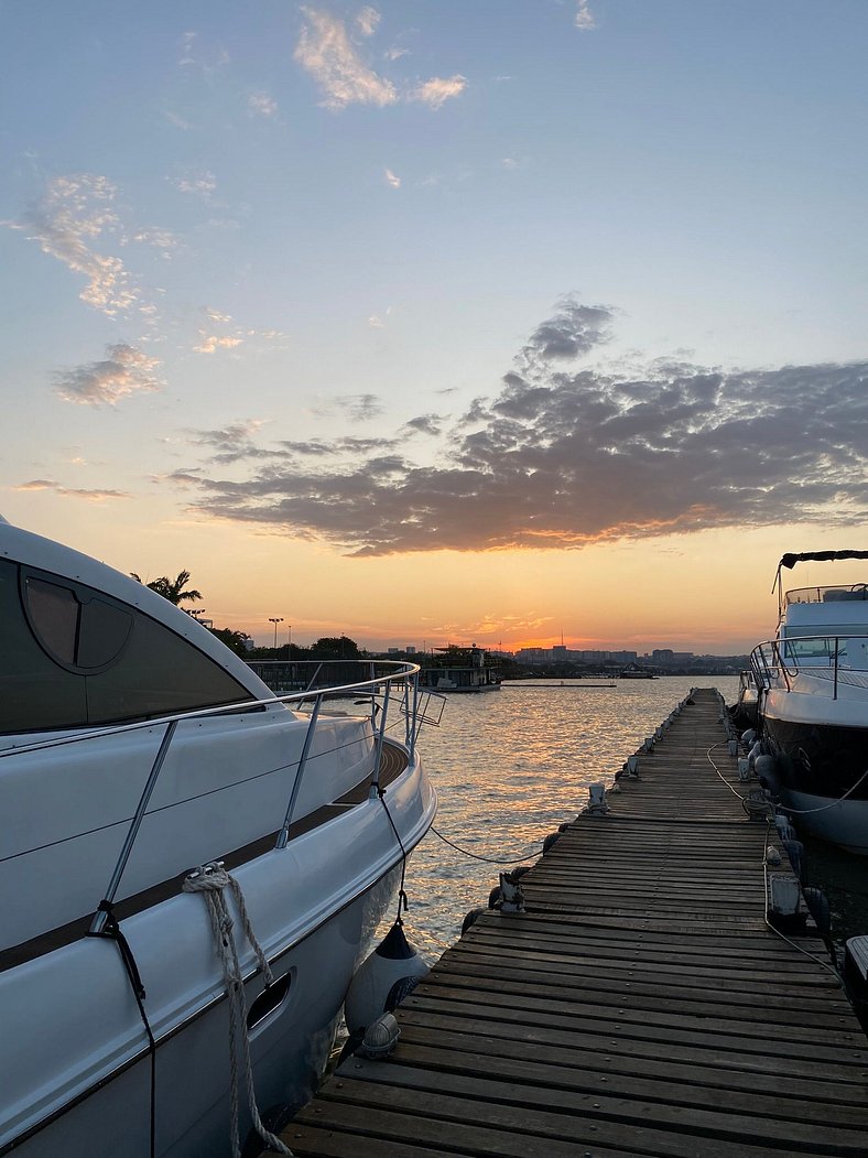 Aconchegante apartamento no lago