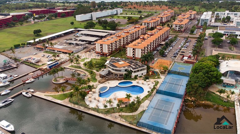 Apartamento lindo com vista lago