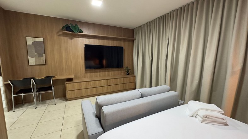 Apartamento lindo com vista lago