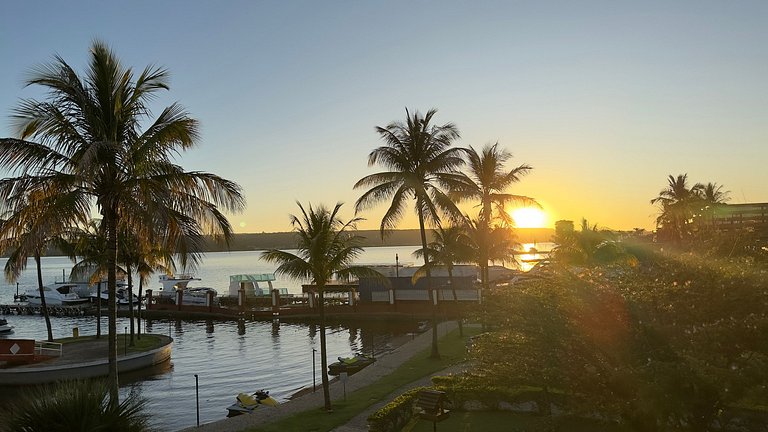 Apartamento lindo com vista lago