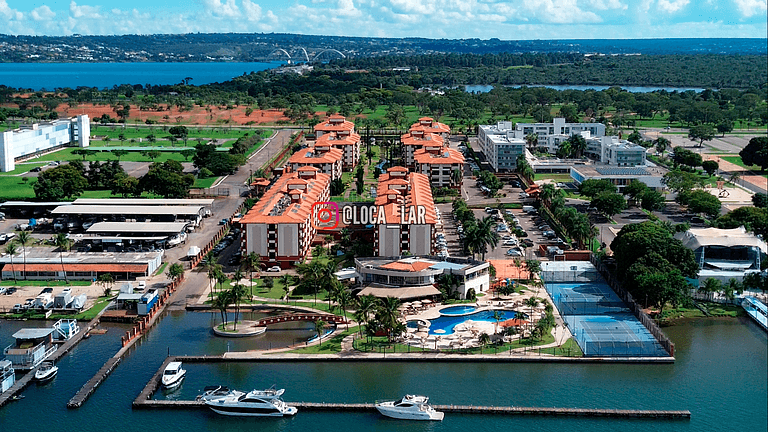 Apartamento sensacional no lago