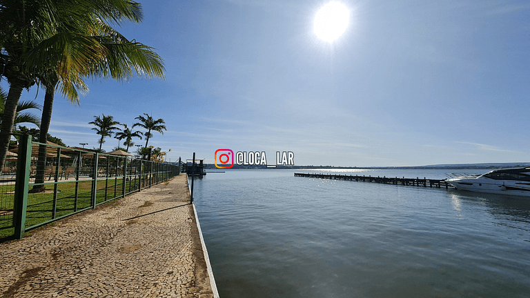 Belíssimo Flat no Lake Side - Beira Lago