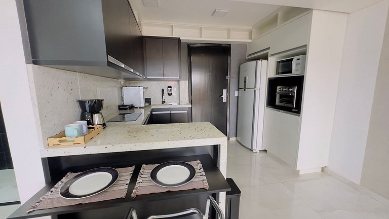 Flat 135 beira lago em Brasília