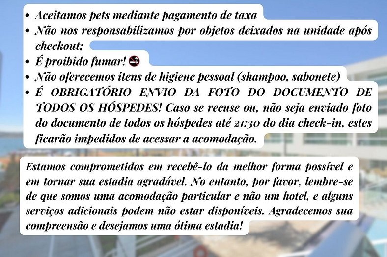 Flat 135 beira lago em Brasília